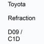 Preview: Toyota, Refraction, D09 / C1D.